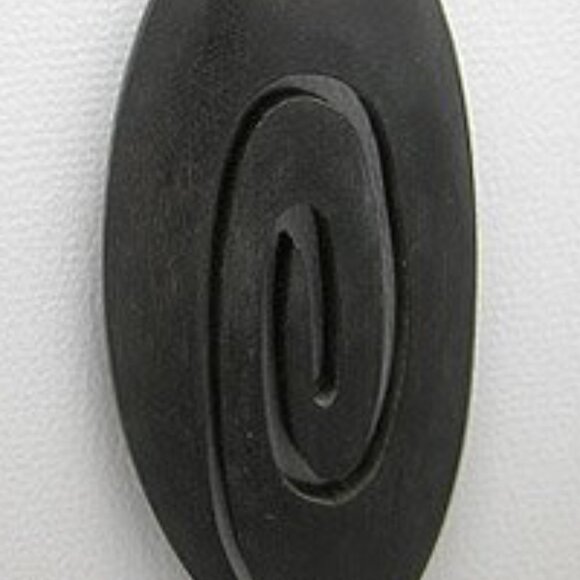 Sterling Silver Large Wood Swirl Pendant - 3.5" - NEW - Picture 5 of 6